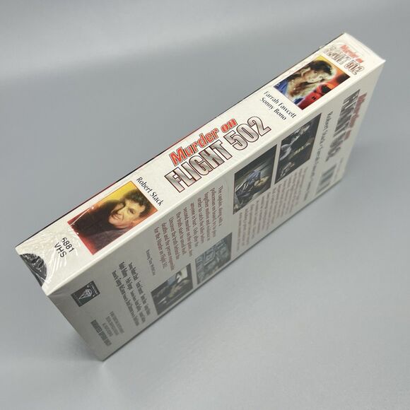 Murder On Flight 502 (VHS, 2005) Robert Stack Farrah Fawcett Sonny Bono - 1975 - Picture 5 of 9